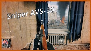 Enlisted Sniper AVS36  Stalingrad Campaign [upl. by Anniahs961]