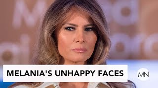 All Of Melania Trumps Unhappy Faces [upl. by Oriole]