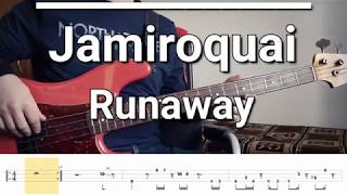 Jamiroquai  Runaway Bass Cover TABS [upl. by Gordon]