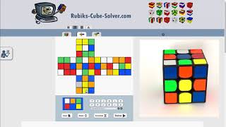 How To Use The Rubiks Cube Solver [upl. by Ulrika]