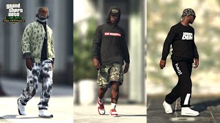 GTA Online  11 Casual Outfits Streetwear Casual Everyday Party [upl. by Adiari]