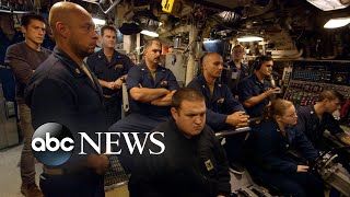 A rare look inside nuclear powered submarine USS Florida  Nightline [upl. by Aneetak]