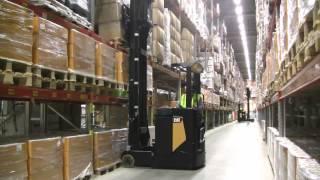 Reach Trucks  NR1425N2 Reach Truck Overview  Cat® Lift Trucks [upl. by Atiuqihs]