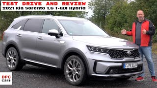 2021 Kia Sorento 16 TGDI Hybrid Test Drive and Review [upl. by Yvor]