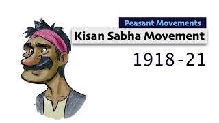 Kisan Sabha Movement UPSC  Peasant Movement in India  Modern History of India Spectrum  UPSC [upl. by Aralc]