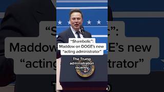 Shambolic Maddow on DOGEs new acting administrator [upl. by Ethelin257]