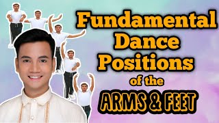 FUNDAMENTAL DANCE POSITIONS OF THE ARMS AND FEET  PHILIPPINE FOLK DANCE [upl. by Melony]