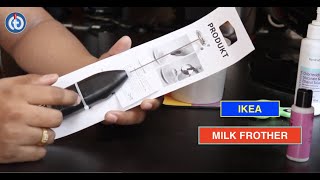 IKEA MILK FROTHER Review amp Battery Installation [upl. by Annwahsal]