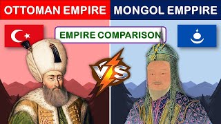 Ottoman Empire vs Mongol Empire  Empire Comparison [upl. by Anilys]