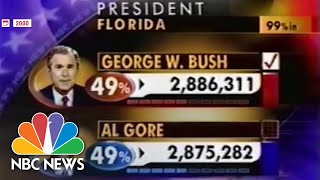 History Flashback How The 2000 Election Results Were Fought In The Courts  NBC News NOW [upl. by Beeck]