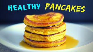 3 Ingredient Healthy Pancakes 3 WAYS GLUTEN FREE [upl. by Turnheim]