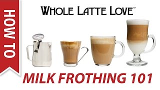 Milk Frothing for Beginners [upl. by Yung617]