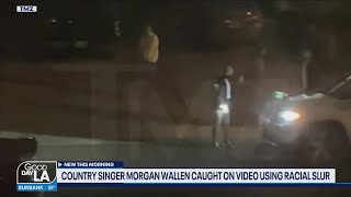 Video shows country star Morgan Wallen yelling racial slur [upl. by Rehpotsrik]