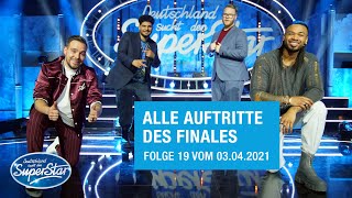 Alle Auftritte des Finales  Folge 19 vom 03042021  DSDS 2021 [upl. by Sullecram]