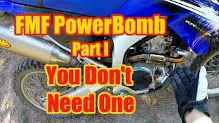 FMF PowerBomb For WR250R Review [upl. by Treacy]