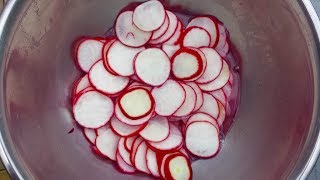 Delicious homefermented Radish Pickles recipe [upl. by Ahsinut]