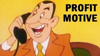 The Profit Motive Going Places  ProCapitalism Propaganda Cartoon  1948 [upl. by Mcferren]