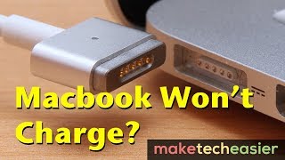 How to Fix a MacBook that Won’t Charge [upl. by Kcid279]