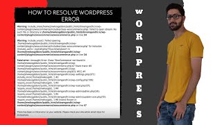 How To Resolve WordPress Fatal Error amp Warnings [upl. by Macfarlane]