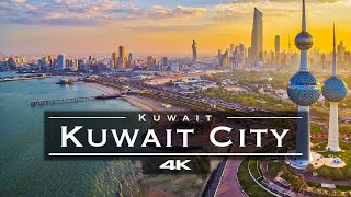 Kuwait City Kuwait 🇰🇼  by drone 4K  مدينة الكويت من فوق [upl. by Fitz]