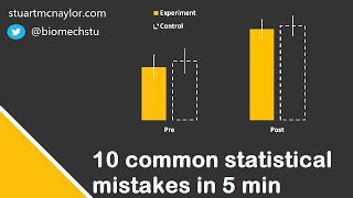 Ten Statistical Mistakes in 5 Min [upl. by Bronson351]