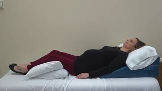 Pillow Supported Positioning for Pregnancy [upl. by Nylatsirhc]