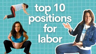 BEST POSITIONS FOR LABOR AND BIRTH [upl. by Nednil]