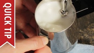 How to AutoFroth Milk for Lattes [upl. by Rae]