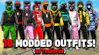 How To Get 10 GTA 5 Modded Outfits No Transfer Glitch [upl. by Chapell]