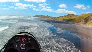 Surfing the Coast of New Zealand by Sailplane [upl. by Sydney]