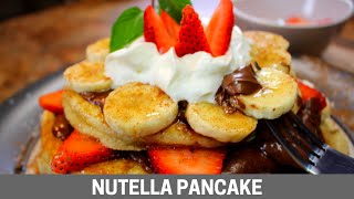 Nutella Pancake Recipe [upl. by Noswal]