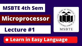 MIC  Microprocessor  For MSBTE Diploma  Lecture 1  Introduction to 8086  Pin Diagram Explained [upl. by Teews]