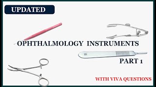 Ophthalmology Instruments  PART 1 [upl. by Bigg90]