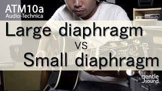 Large diaphragm VS Small diaphragm condenser microphone test [upl. by Ettigirb75]