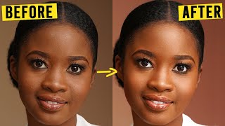 HOW to SKIN RETOUCH using FREQUENCY SEPARATION in less than 10 Minutes Photoshop Tutorial [upl. by Oiramd]