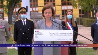 Le lycée militaire de SaintCyrlÉcole se refait une beauté pour la rentrée [upl. by Analram43]