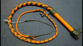 Diy Paracord Bullwhip Crack That Whip [upl. by Ssej]