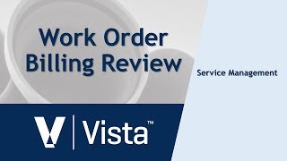 Work Order Billing Review Process [upl. by Eyoj]