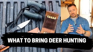 Hunting Checklist What Do I Need For Deer Hunting 11 Essentials [upl. by Rory]