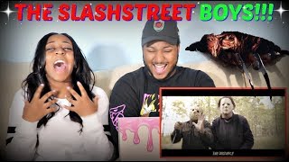 The Merkins quotSLASHSTREET BOYS  “ILL KILL YOU THAT WAYquot BACKSTREET BOYS PARODYquot REACTION [upl. by Doley]