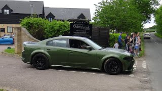 LOUDMuscle Cars Leaving a car meet 2021 [upl. by Roux824]