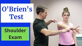 OBriens Test for Labral Tears Shoulder Exams [upl. by Greenleaf]