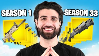 Ranking the BEST Weapon from EVERY Fortnite Season [upl. by Anaeli]