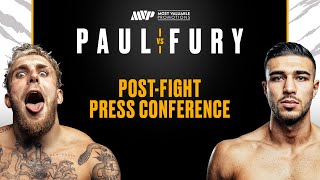 Jake Paul vs Tommy Fury  POSTFIGHT PRESS CONFERENCE [upl. by Nameerf]