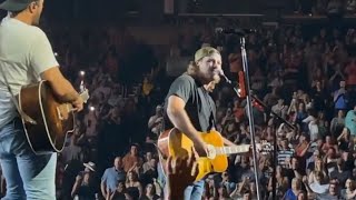 Morgan Wallen Shocks Arena With Surprise Performance At Luke Bryan Show [upl. by Etan]