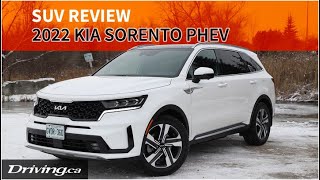 2022 Kia Sorento PHEV  SUV Review  Drivingca [upl. by Artenra643]