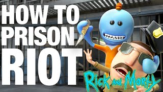 How to Prison Riot  Meeseeks vs Meeseeks from Rick and Morty [upl. by Yeltsew]