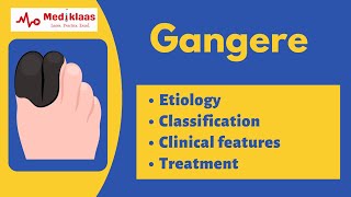 Gangrene  An overview  Etiology Classification clinical features  Mediklaas [upl. by Aldredge29]