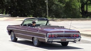 1964 Chevrolet Impala Convertible classic test drive amp up close in 4K Ultra High Definition [upl. by Tabatha]