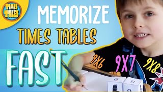 How To Memorize Multiplication Tables FAST [upl. by Sissel]